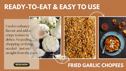 Fried garlic chopped – ready-to-eat, no prep needed