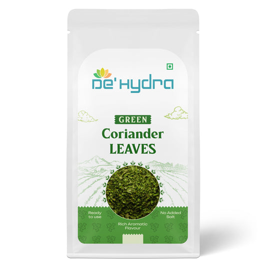 De'hydra Leaves 50gm Dehydrated Green Coriander Leaves